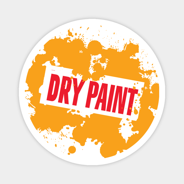 Dry Paint (YELLOW) Magnet by Michael Tutko